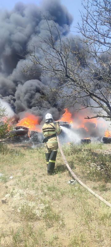 За прошедшие двое суток огнеборцы ГКУ РК "Пожарная охрана Республики Крым" 14 раз привлекались для тушения возгораний сухостоя За прошедшие двое суток огнеборцы ГКУ РК "Пожарная охрана Республики Крым" 14 раз привлекались для тушения возгораний сухостоя
