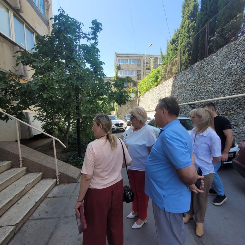 Галина Огнёва: Рабочий выезд в пгт Партенит