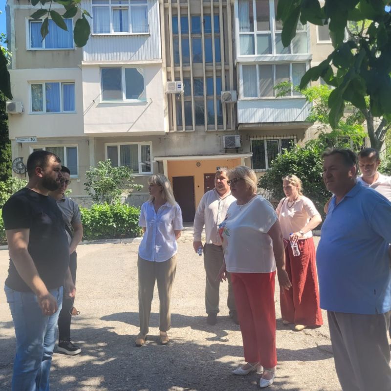 Галина Огнёва: Рабочий выезд в пгт Партенит