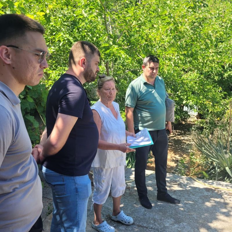 Галина Огнёва: Рабочий выезд в пгт Партенит