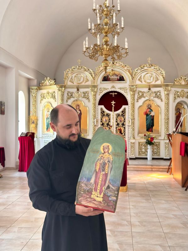 Храм великомученицы Варвары в Оленевке