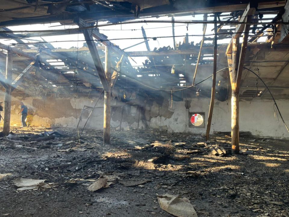 В Красногвардейском районе крымские огнеборцы ликвидировали пожар