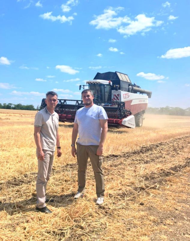 Сергей Петелин: В районе началась уборка зерновых