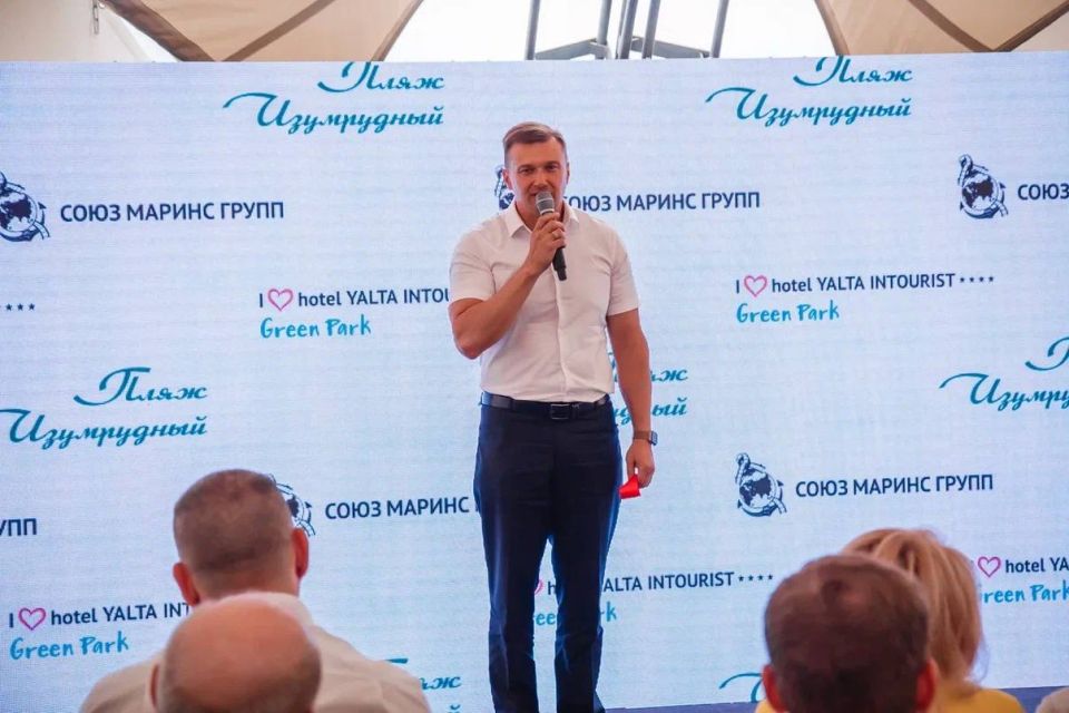 Константин Шимановский: Состоялось открытие первой очереди пляжа «Изумрудный»! Реконструкция объекта проводилась «Союз Маринс Групп» и отелем «Ялта-Интурист» более двух лет Константин Шимановский: Состоялось открытие первой очереди пляжа «Изумрудный»! Реконструкция объекта проводилась «Союз Маринс Групп» и отелем «Ялта-Интурист» более двух лет