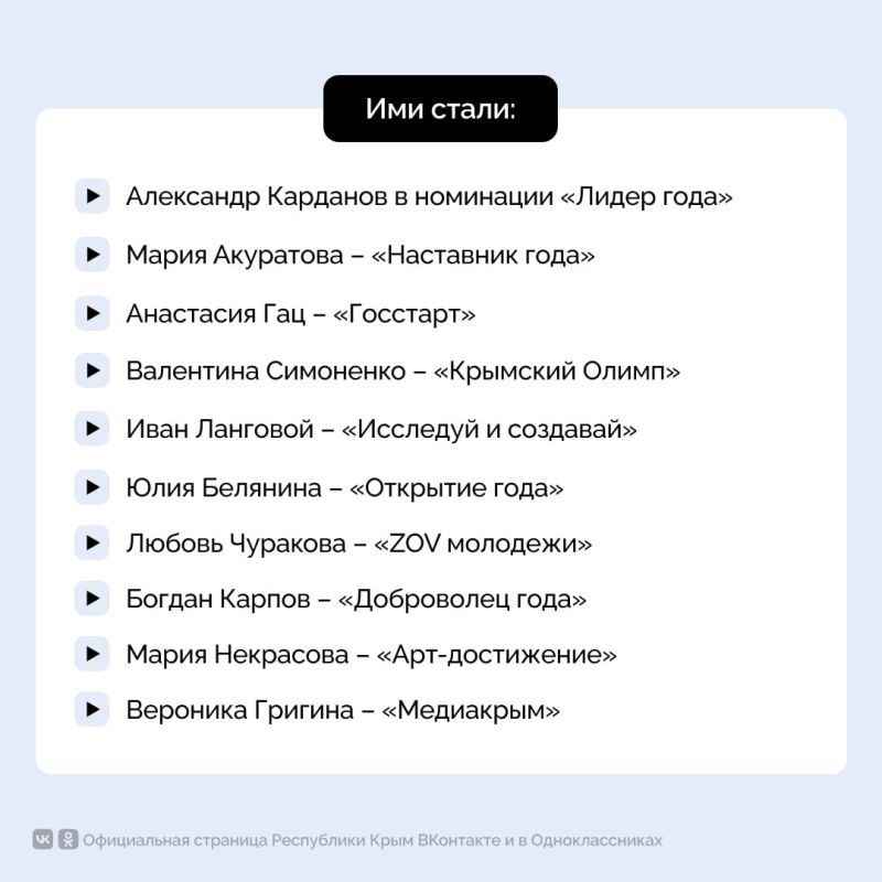 Развитие России и Крыма во многом зависит от молодежи, ее творческой энергии, целеустремленности и ответственности Развитие России и Крыма во многом зависит от молодежи, ее творческой энергии, целеустремленности и ответственности