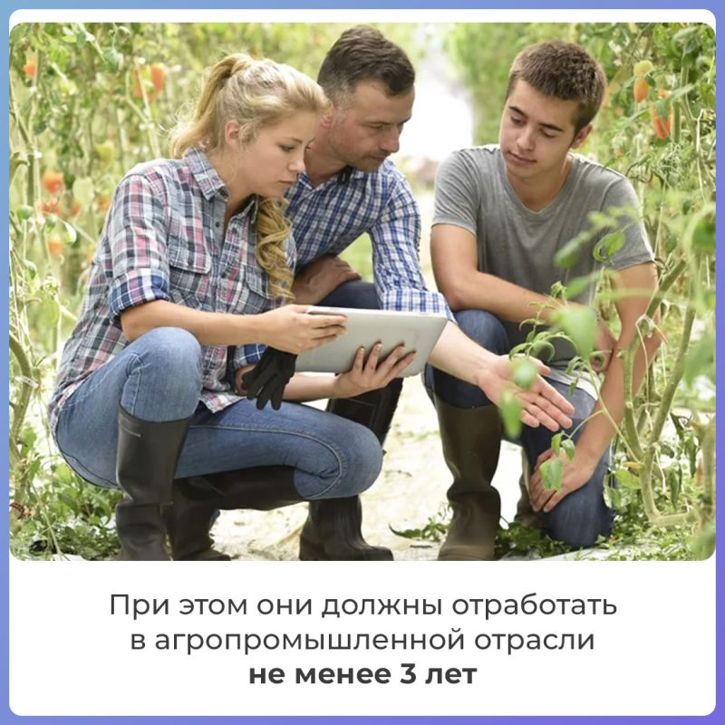 В Крыму молодые специалисты аграрных профессий получают единовременные выплаты В Крыму молодые специалисты аграрных профессий получают единовременные выплаты