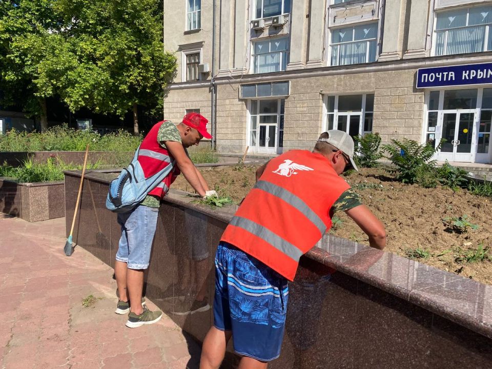 Центр Керчи убрали к выходным Центр Керчи убрали к выходным