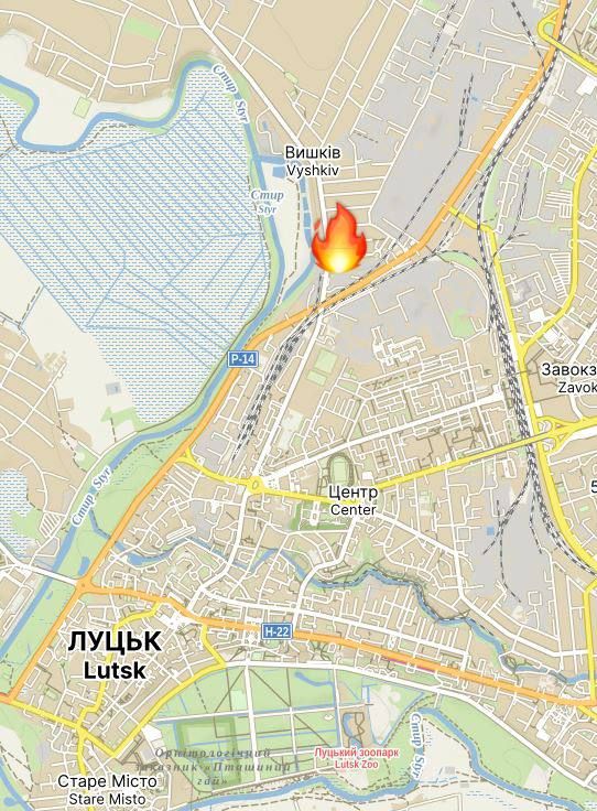 Подробности ударов по Луцку Подробности ударов по Луцку