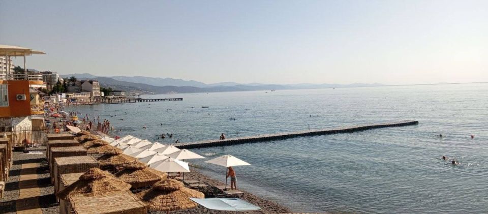 Температура морской воды на крымских пляжах, 15 июля