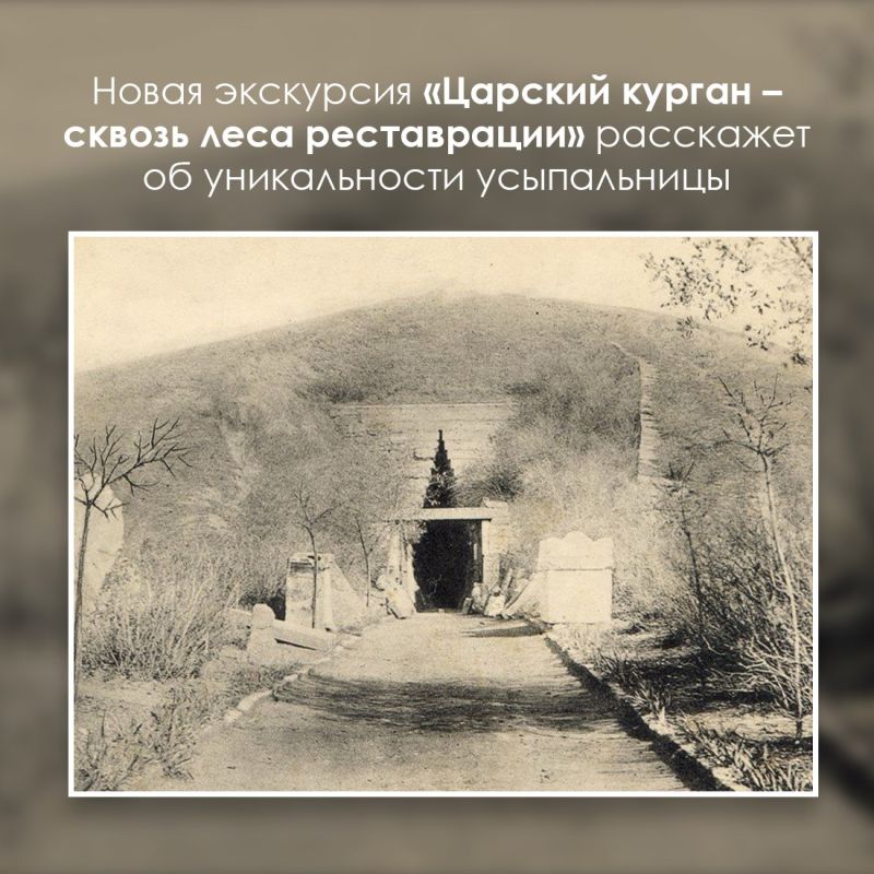 Татьяна Манежина: С 15 июля вновь открывается уникальный памятник погребального зодчества Боспора — Царский курган Татьяна Манежина: С 15 июля вновь открывается уникальный памятник погребального зодчества Боспора — Царский курган