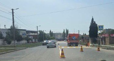 Новый пешеходный переход появился на ул. Кокорина Новый пешеходный переход появился на ул. Кокорина