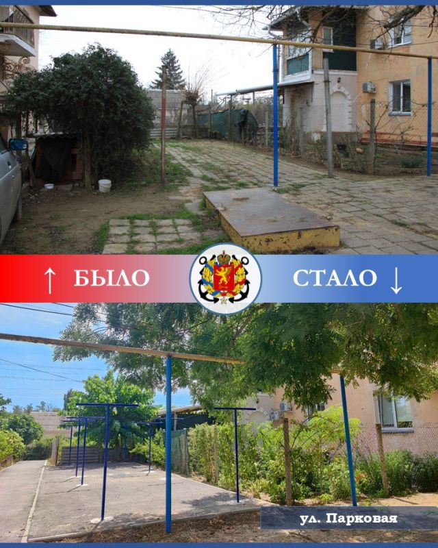 В Керчи, в районе улиц Парковой и Орджоникидзе, выполнено благоустройство дворовых территорий, которые давно нуждались в обновлении В Керчи, в районе улиц Парковой и Орджоникидзе, выполнено благоустройство дворовых территорий, которые давно нуждались в обновлении