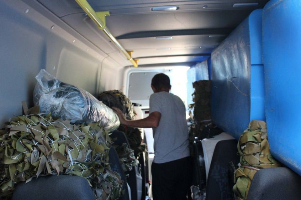 Бойцы СВО получили очередную партию гуманитарного груза от керчан Бойцы СВО получили очередную партию гуманитарного груза от керчан