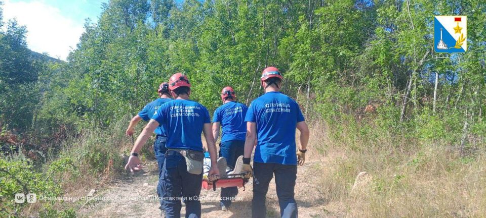 Эвакуировали туриста с Большой севастопольской тропы Эвакуировали туриста с Большой севастопольской тропы