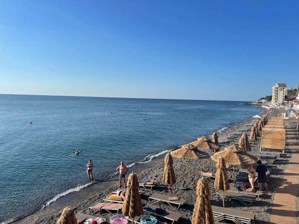 Температура морской воды на крымских пляжах, 6 августа