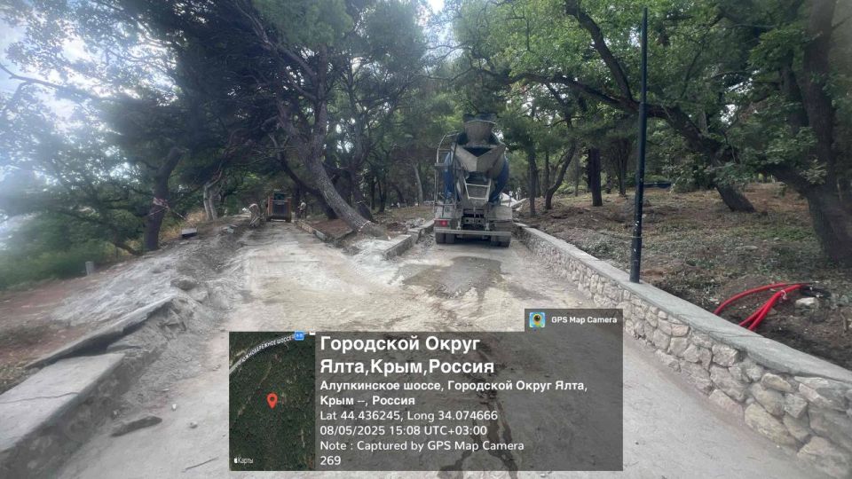 Продолжается благоустройство Парка-памятника садово-паркового искусства регионального значения «Мисхорский» Продолжается благоустройство Парка-памятника садово-паркового искусства регионального значения «Мисхорский»