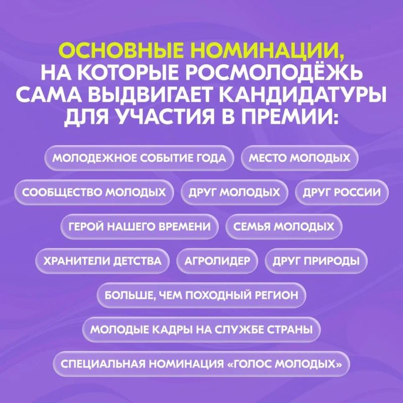 Крымчане могут принять участие во Всероссийской премии молодёжных достижений «Время молодых» Крымчане могут принять участие во Всероссийской премии молодёжных достижений «Время молодых»