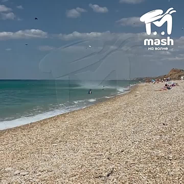 Тот самый смерч, который чуть не унёс йорка Касю с севастопольского пляжа