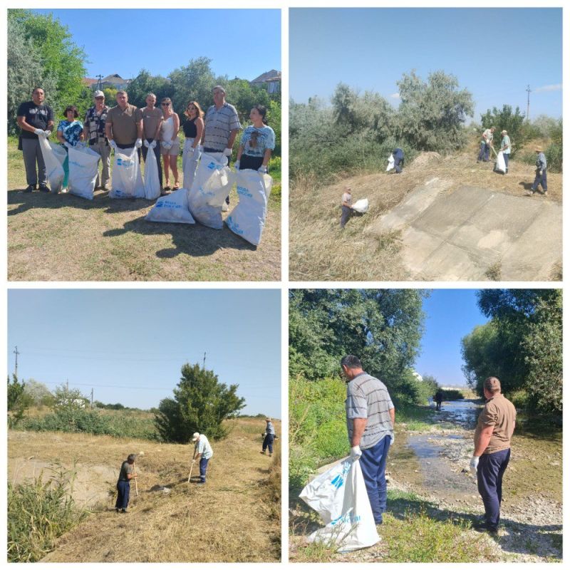 В рамках Всероссийской экологической акции «Вода России» коллективом Белогорского филиала ГБУ РК «Крыммелиоводхоз» организован и проведен экологический субботник по уборке береговой линии реки Биюк-Карасу