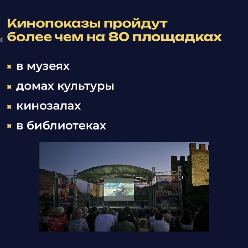 Татьяна Манежина: Искусство на большом экране: Крым традиционно присоединился к Всероссийской акции «Ночь кино» Татьяна Манежина: Искусство на большом экране: Крым традиционно присоединился к Всероссийской акции «Ночь кино»