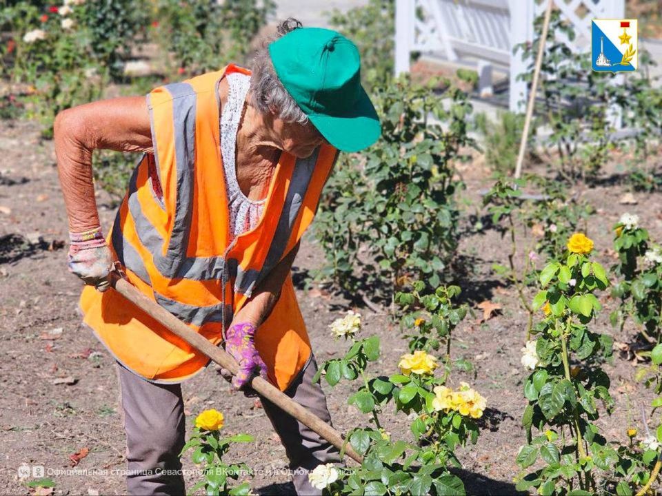 Ухаживаем за цветами. Специалисты «Парков и скверов» приводят в порядок сквер имени Софьи Перовской в Любимовке — одну из крупнейших зеленых зон Северной стороны
