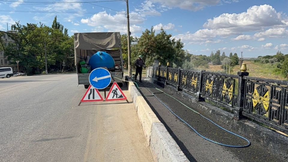 Партизанский мост приводят в порядок Партизанский мост приводят в порядок