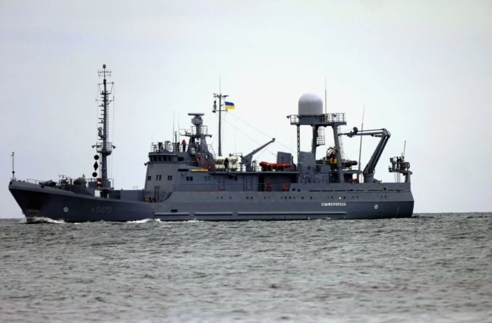Минобороны опубликовало кадры уничтожения корабля ВСУ с помощью надводного дрона Минобороны опубликовало кадры уничтожения корабля ВСУ с помощью надводного дрона