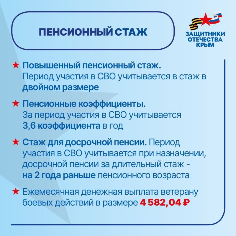 Участникам спецоперации в качестве мобилизованных, добровольцев и контрактников, положены государственные льготы и выплаты Участникам спецоперации в качестве мобилизованных, добровольцев и контрактников, положены государственные льготы и выплаты