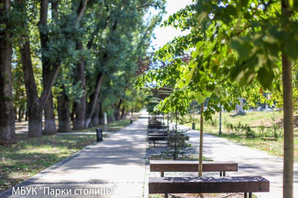 Осень в сквере ДКП лишь слегка обозначила своё присутствие Осень в сквере ДКП лишь слегка обозначила своё присутствие