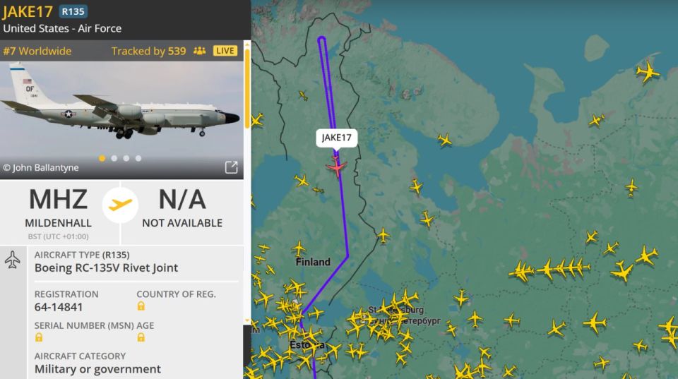  :  Boeing RC-135V Rivet Joint    -     -