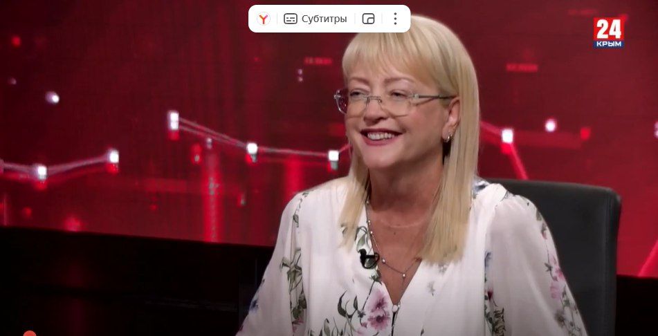 Ирина Кивико рассказала телезрителям как строится в Крыму экономика доверия Ирина Кивико рассказала телезрителям как строится в Крыму экономика доверия