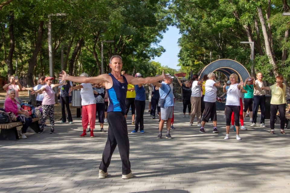 В Евпатории состоялся муниципальный этап Фестиваля ВФСК ГТО среди лиц старшего возраста