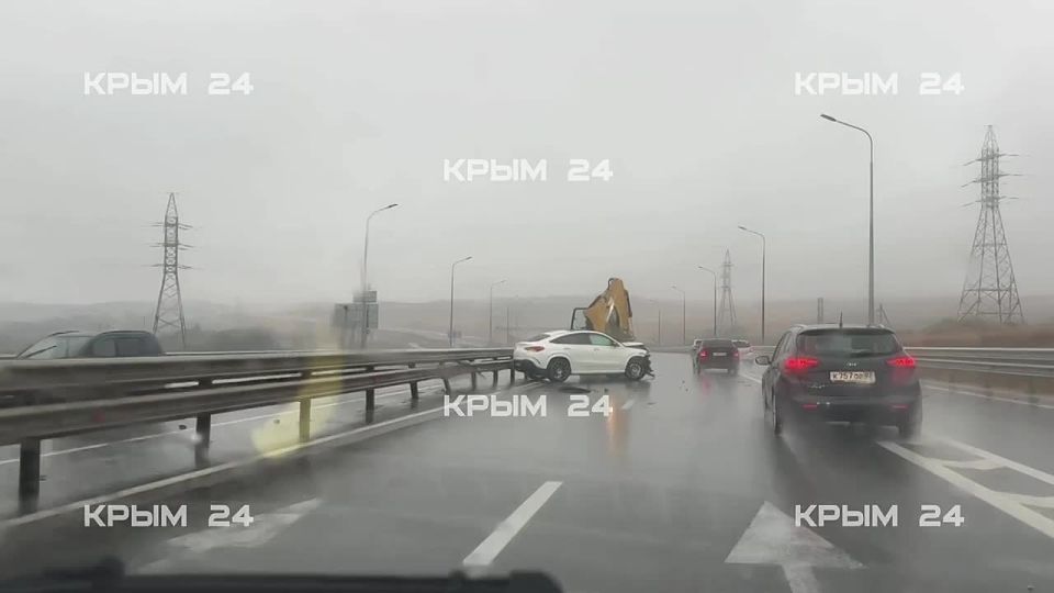 Дождь на «Тавриде»: Водитель «немца» попал в ДТП
