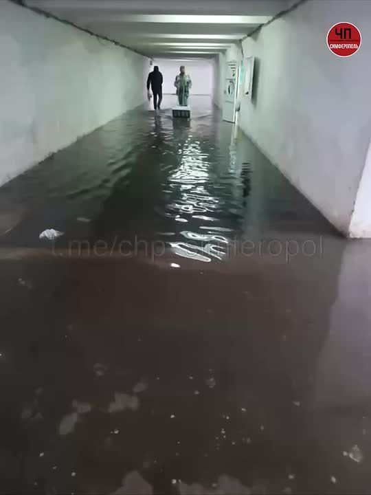 Вот так сейчас выглядит подземный переход на площади Куйбышева в Симферополе