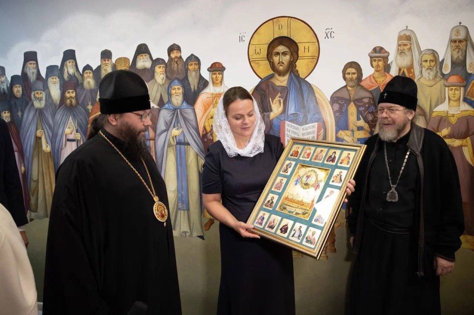 Анна Цивилева: Во время рабочей поездки в Псковскую область приняла участие в торжественной церемонии открытия Паломнического центра для ветеранов специальной военной операции и членов их семей в Печорах Анна Цивилева: Во время рабочей поездки в Псковскую область приняла участие в торжественной церемонии открытия Паломнического центра для ветеранов специальной военной операции и членов их семей в Печорах