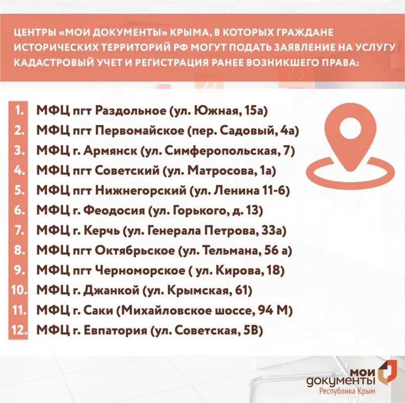 В Крыму стартовала регистрация прав на недвижимость в ДНР, ЛНР, Запорожской и Херсонской областях В Крыму стартовала регистрация прав на недвижимость в ДНР, ЛНР, Запорожской и Херсонской областях
