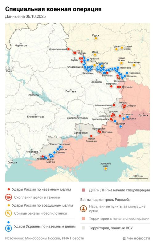 Актуальная обстановка в зоне СВО