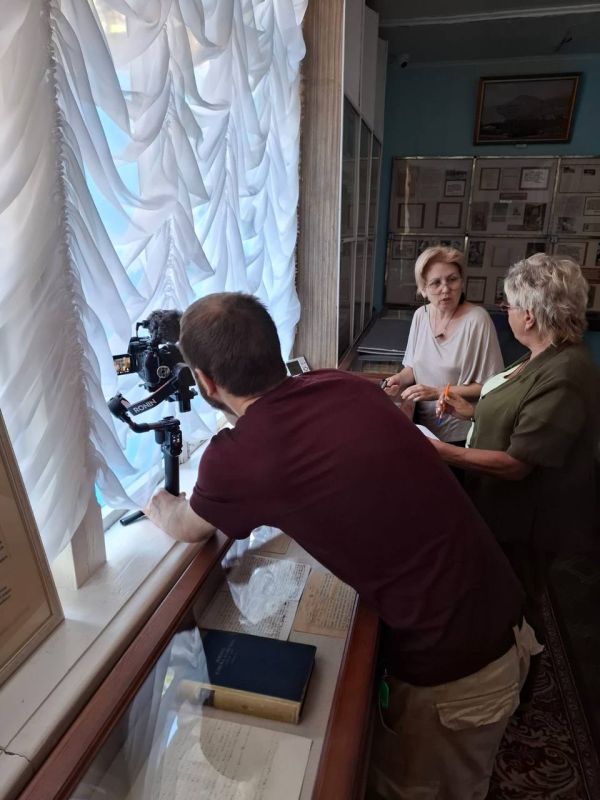 В Алуште снимают документальный фильм о писателе Сергееве-Ценском В Алуште снимают документальный фильм о писателе Сергееве-Ценском