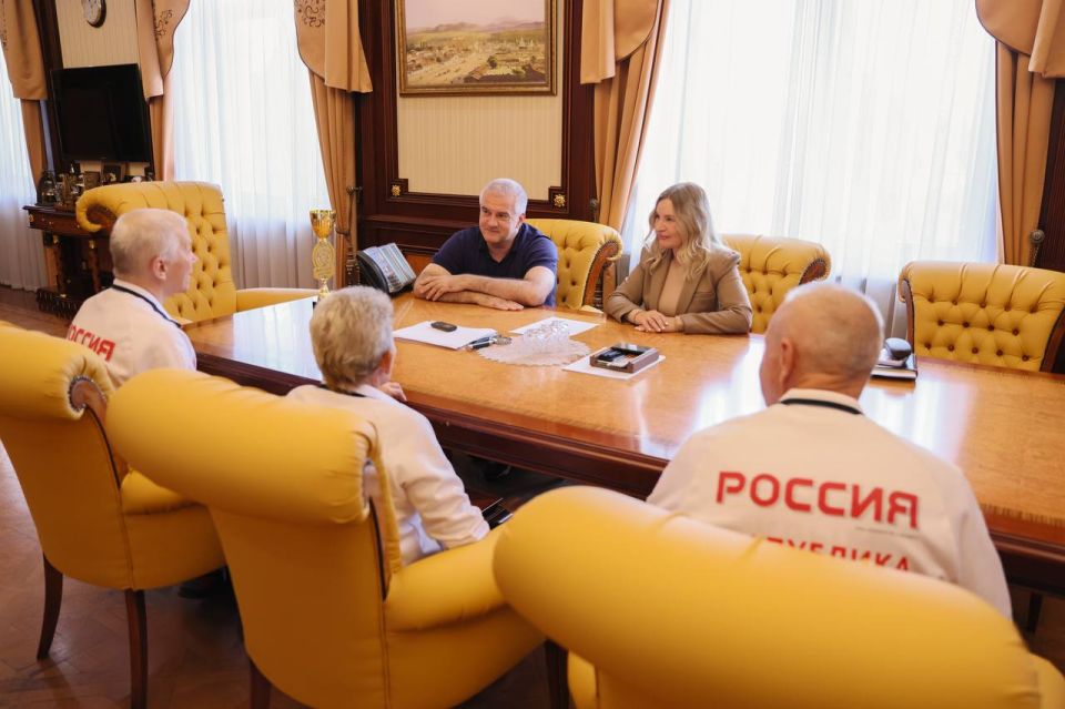 Ольга Торубарова: Глава Республики Крым Сергей Валерьевич Аксёнов поздравил победителей Всероссийского многоборья ГТО Ольга Торубарова: Глава Республики Крым Сергей Валерьевич Аксёнов поздравил победителей Всероссийского многоборья ГТО