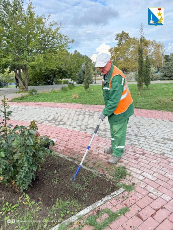 В любую погоду сотрудники «Парков и скверов» трудятся на зеленых территориях города В любую погоду сотрудники «Парков и скверов» трудятся на зеленых территориях города