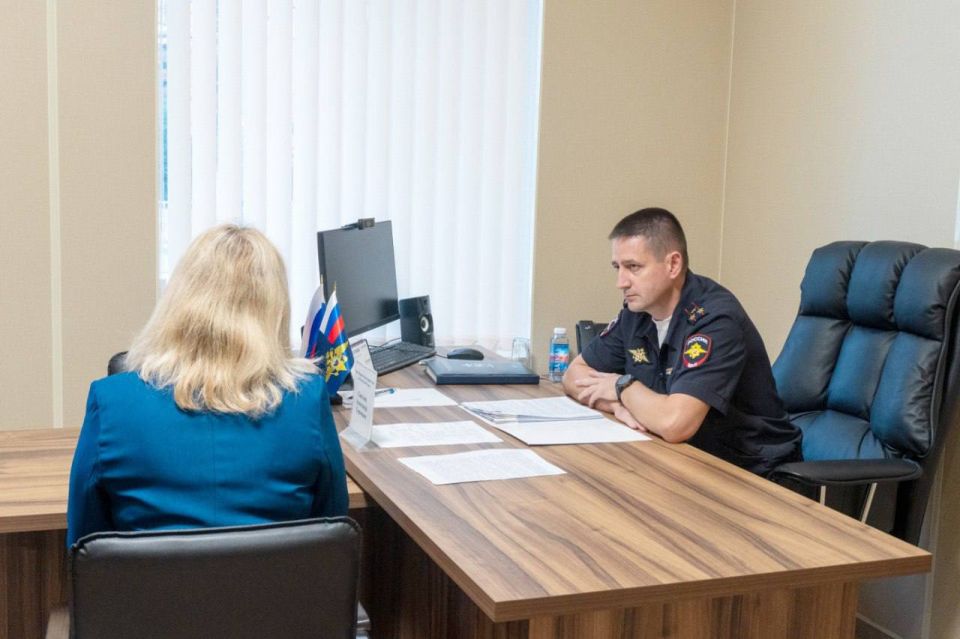 Врио Министра внутренних дел по Республике Крым Александр Смаглин провел прием граждан по личным вопросам