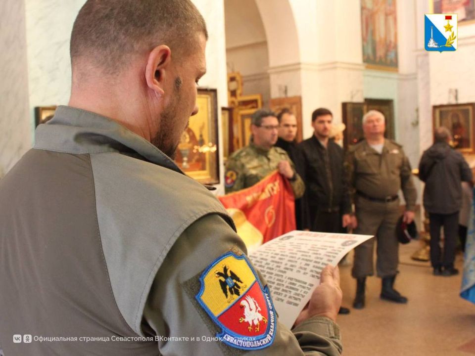 Церемония принятия присяги и верстания в казаки прошла в Севастополе Церемония принятия присяги и верстания в казаки прошла в Севастополе