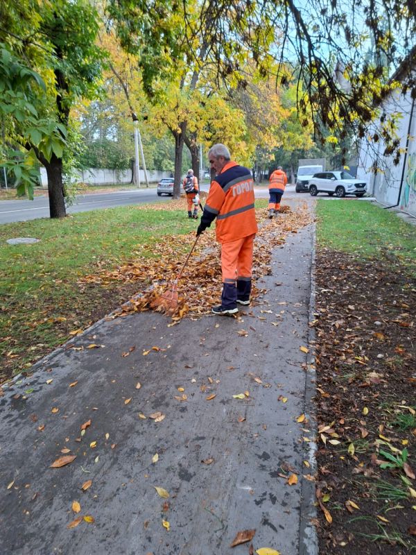 Делаем город комфортнее. Уборка городских территорий ведется ежедневно, без перерывов и выходных Делаем город комфортнее. Уборка городских территорий ведется ежедневно, без перерывов и выходных