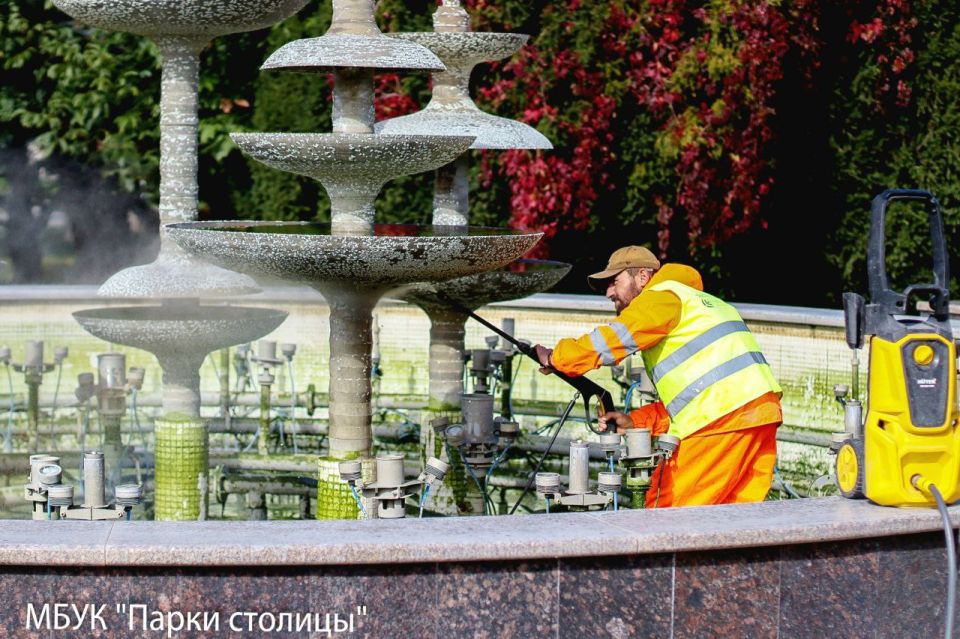 В Симферополе выключили фонтаны на зиму