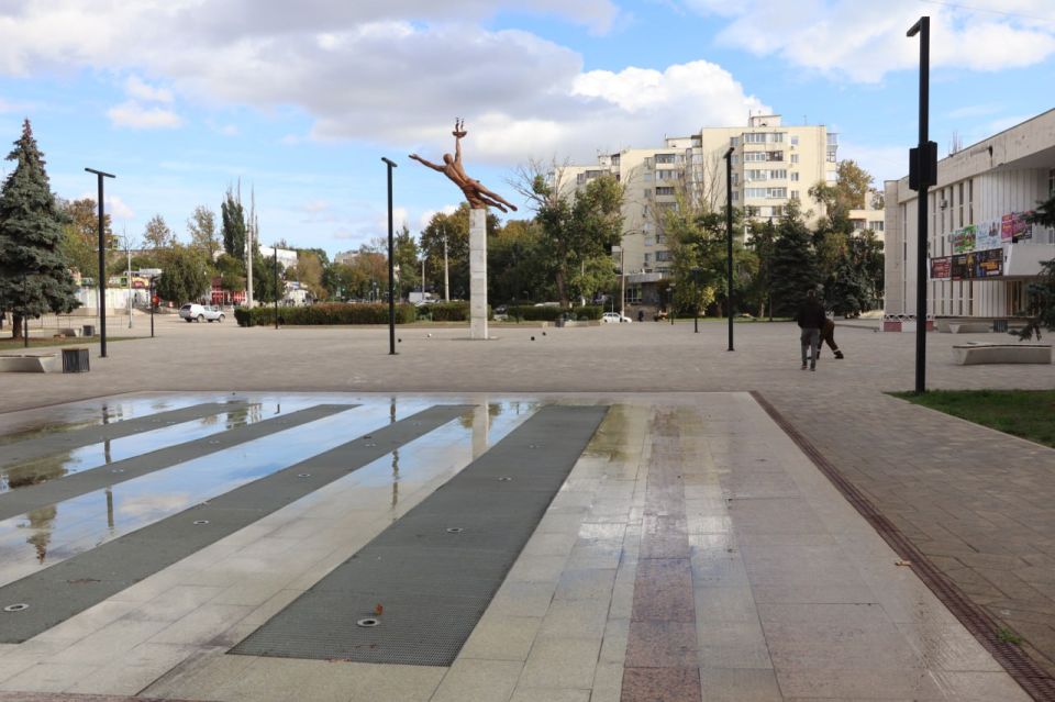 В Керчи консервируют фонтаны В Керчи консервируют фонтаны