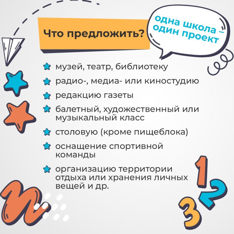 Есть идеи по улучшению школьного пространства? Тогда собирай команду и готовь проект Есть идеи по улучшению школьного пространства? Тогда собирай команду и готовь проект
