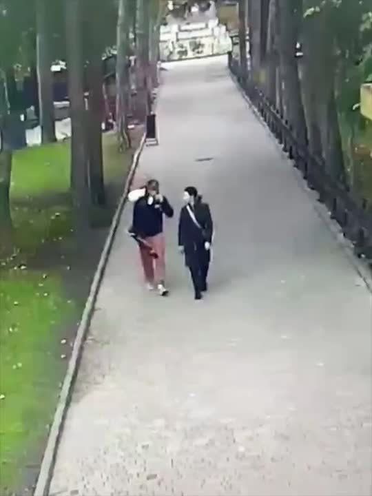 В Алуште двое вандалов решили уничтожить растения городского парка