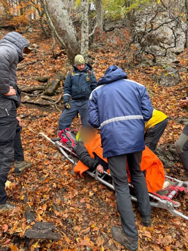 Оказание помощи в горно-лесной зоне ГО Ялта