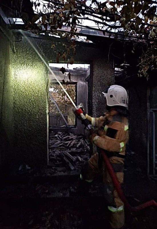 Огнеборцы ликвидировали пожар в Бахчисарайском районе