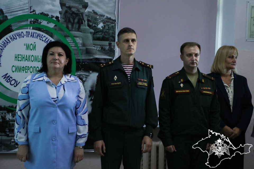 Офицер Росгвардии принял участие в патриотическом проекте «Герои России – гордость Крыма» Офицер Росгвардии принял участие в патриотическом проекте «Герои России – гордость Крыма»